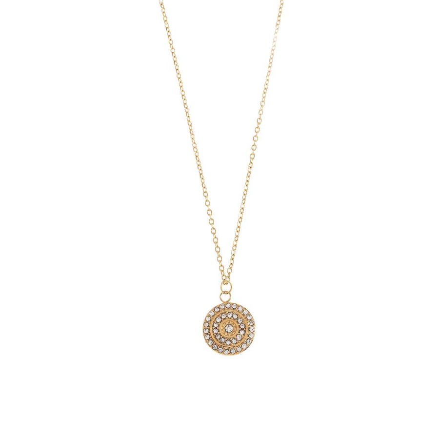 Accessories La Garçonne Bijoux | Sparkle Necklace Stainless Steel Gold