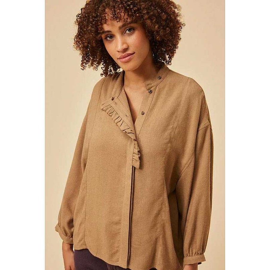 Clothing Harris Wilson | Soraya Blouse Noisette