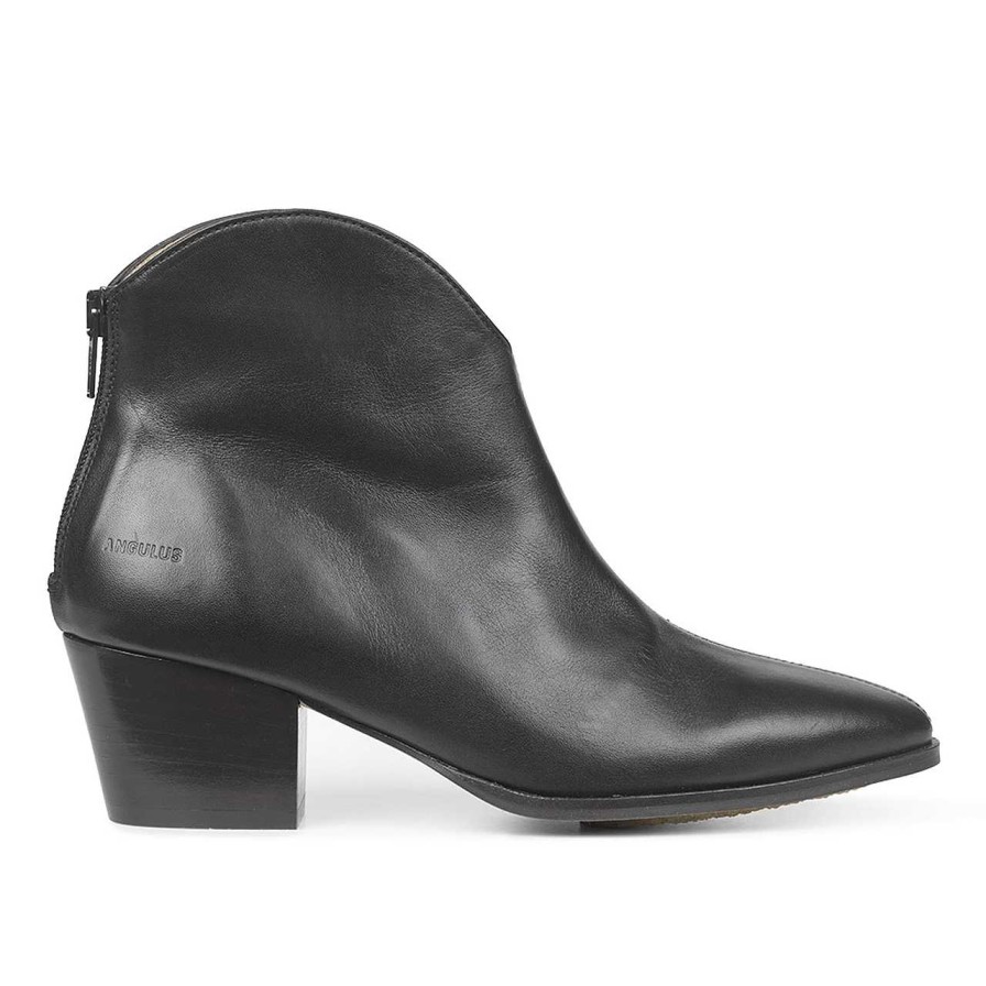 Shoes Angulus | Black Ankle Boots