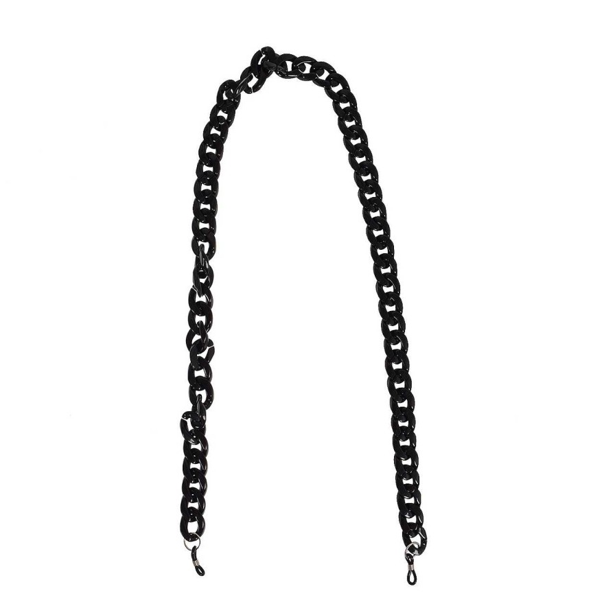 Accessories Voila | Olivia Glasses Chain Black