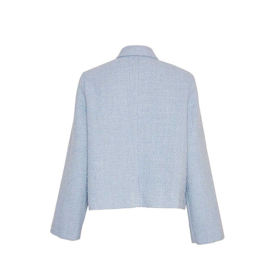 Clothing MSCH Copenhagen | Abriella Jacket Chambray Blue