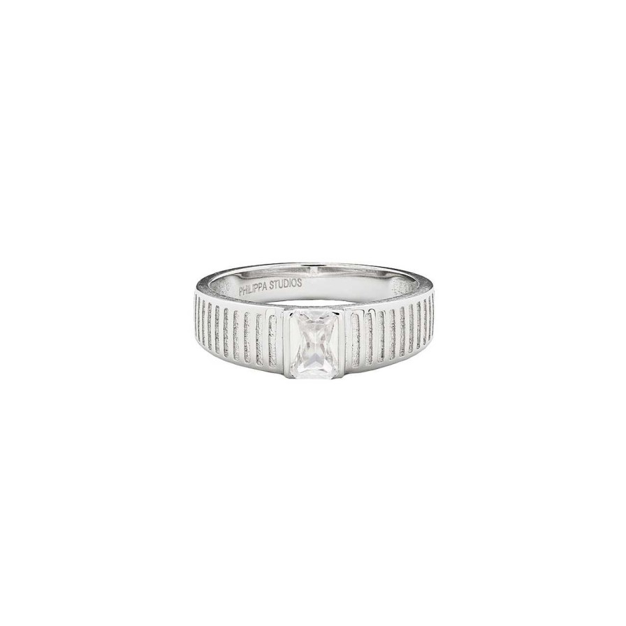 Accessories Philippa Studios | Vera Ring White Silver