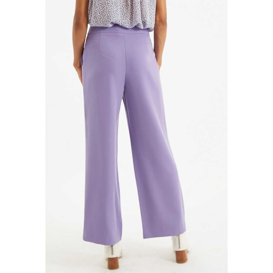 Clothing Louche | Elina Wide Leg Pants Lilac