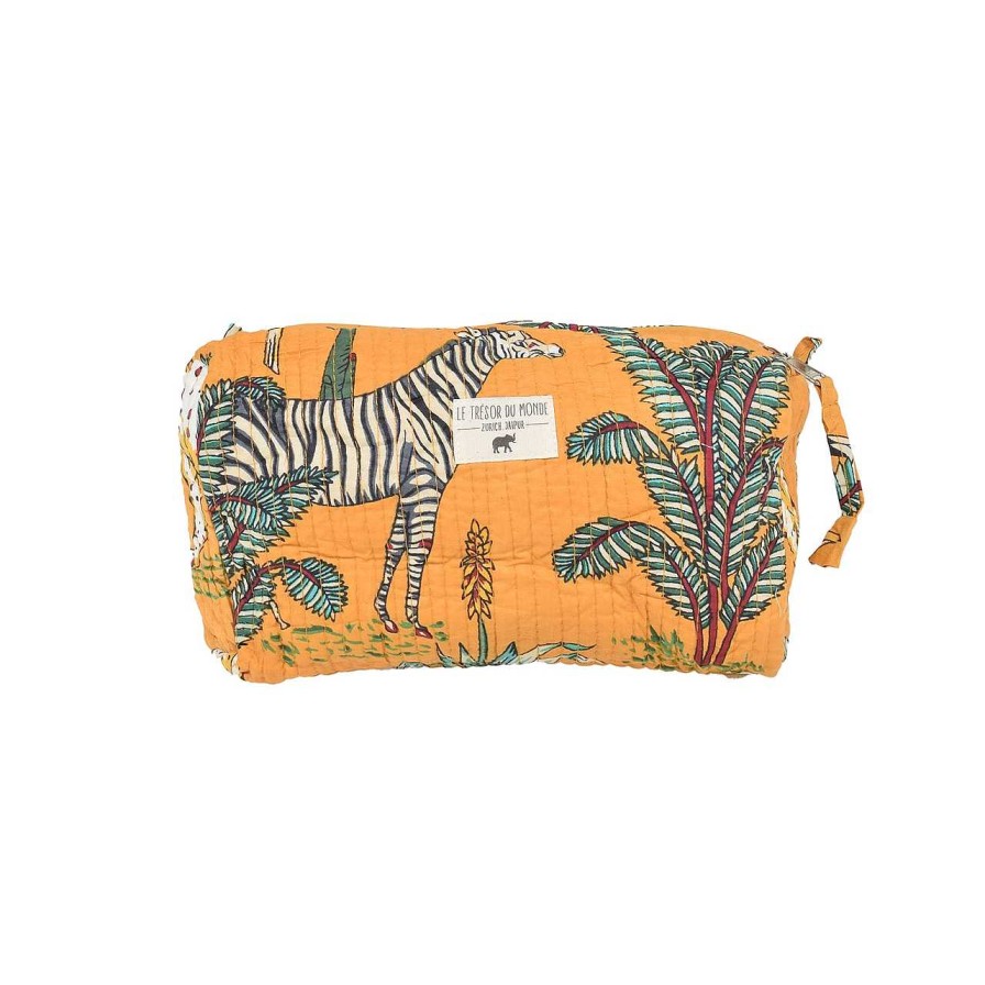 Bags Le Trésor Du Monde | Jungle Medium Necessaire Yellow