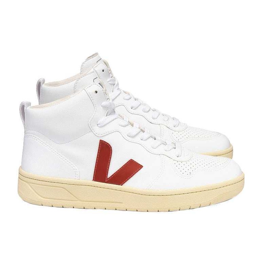 Shoes Veja | V-15 Cwl Sneaker White Rouille Buttersole