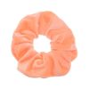 Accessories Voila | Velvet Neon Scrunchie Orange