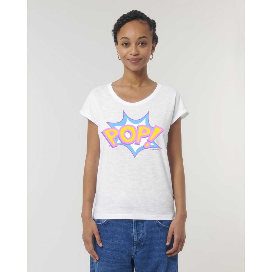 Clothing La Garçonne Vetements | Pop Rounder T-Shirt White