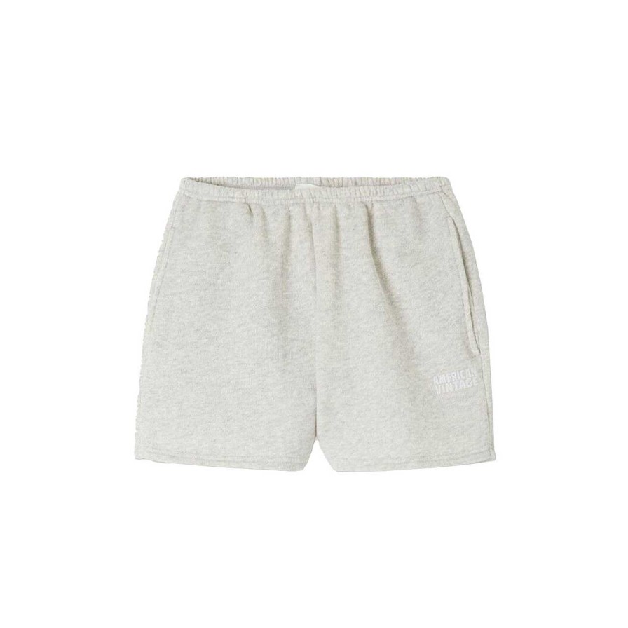 Clothing American Vintage | Kodytown Shorts Polar Melange