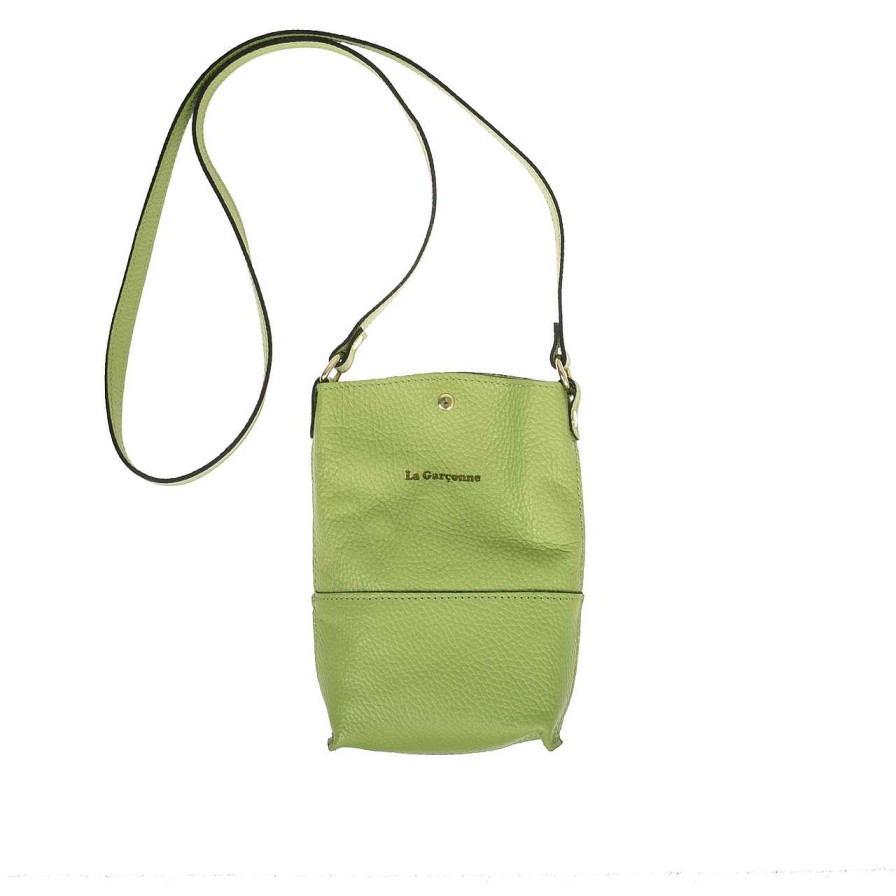 Bags La Garçonne Accessoires | Lucette Mobile Phone Case 12 Bright Green