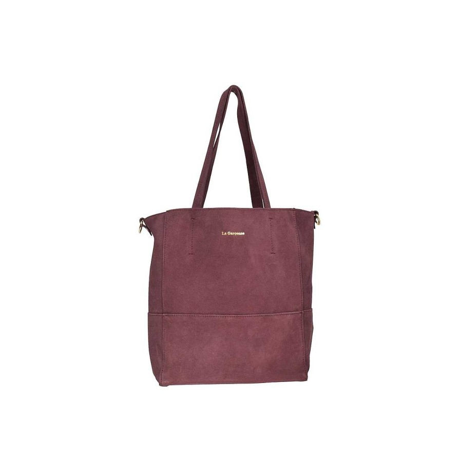 Bags La Garçonne Accessoires | Mini Lucie Bag Eggplant 563