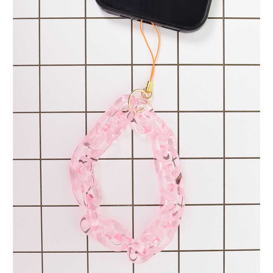 Accessories La Garçonne Accessoires | Heda Mobile Phone Chain Light Pink