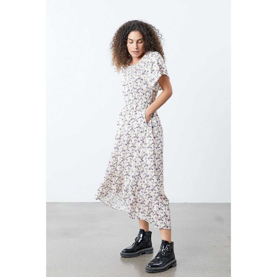 Clothing Lolly's Laundry | Flora Dress Cream