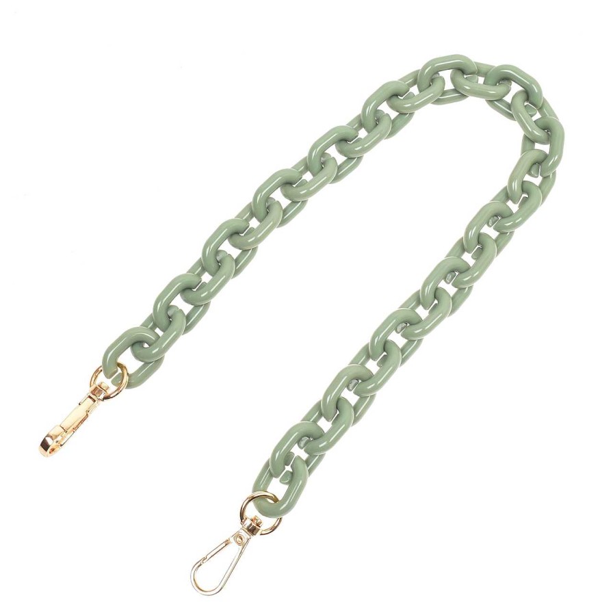 Bags La Garçonne Accessoires | Monroe Mini Bag Chain Sage