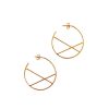 Accessories Atelier Coquet | Graphic Stud Earrings Gold