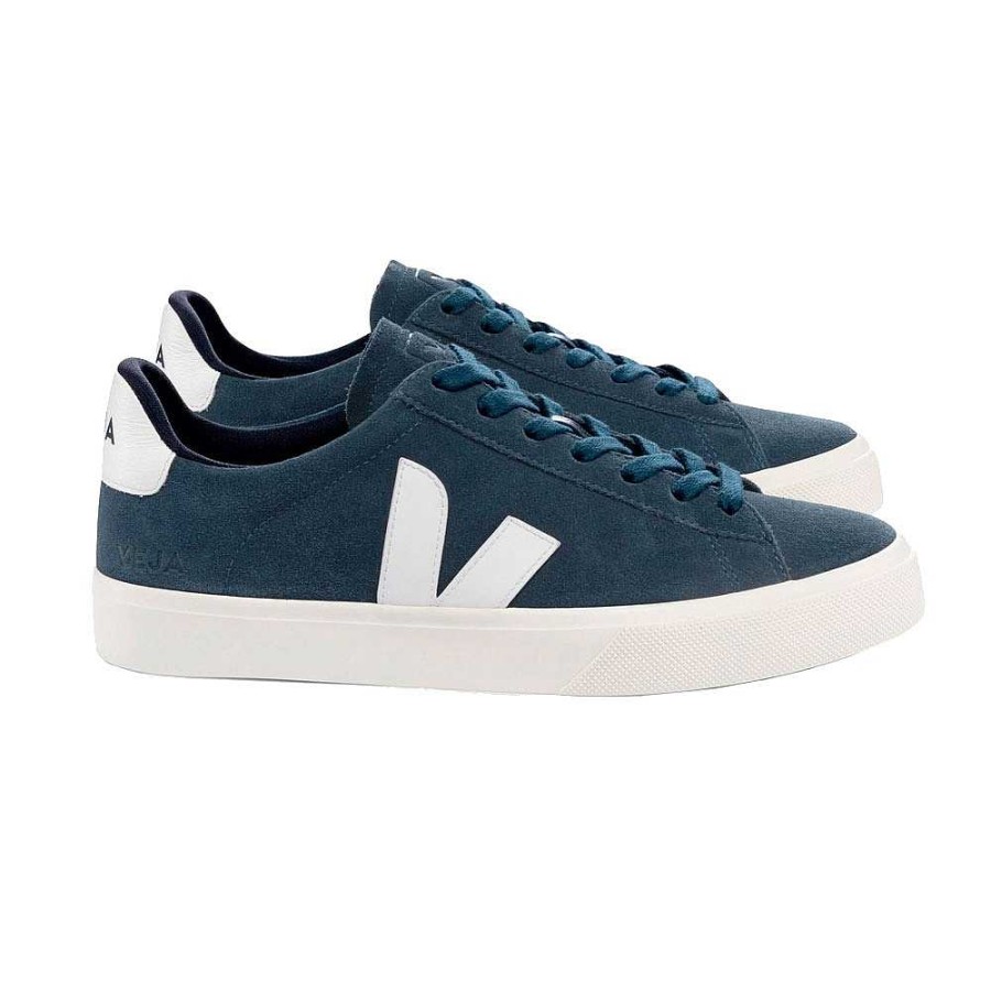 Shoes Veja | Campo Suede Nautico White