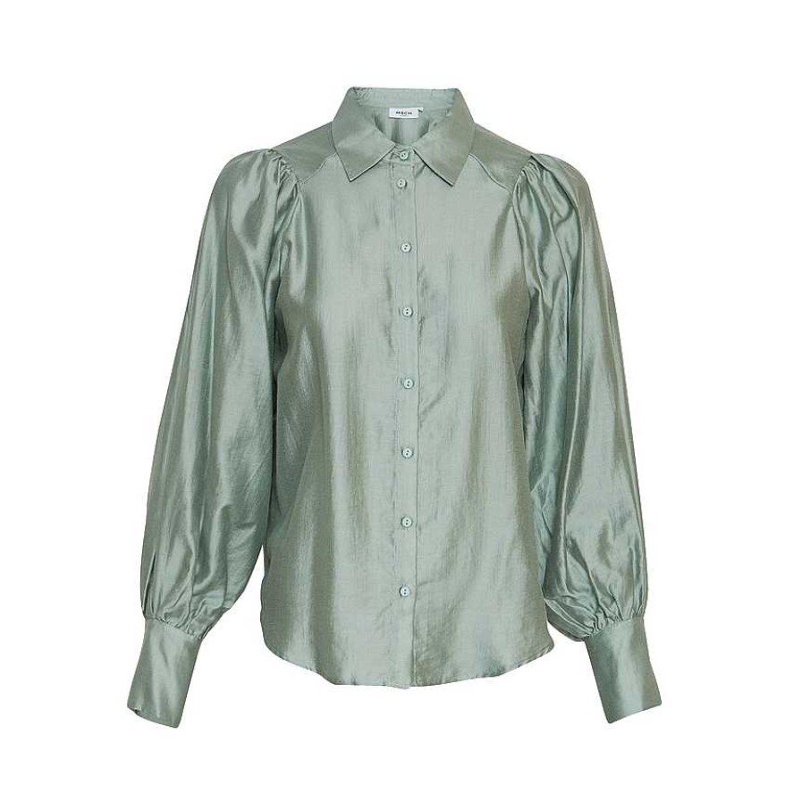 Clothing MSCH Copenhagen | Varsha Romina Blouse Green Milieu