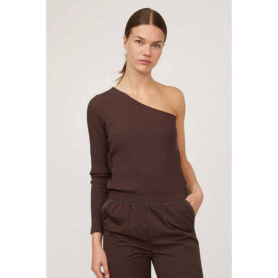 Clothing Just Female | Noble Top Dark Oak