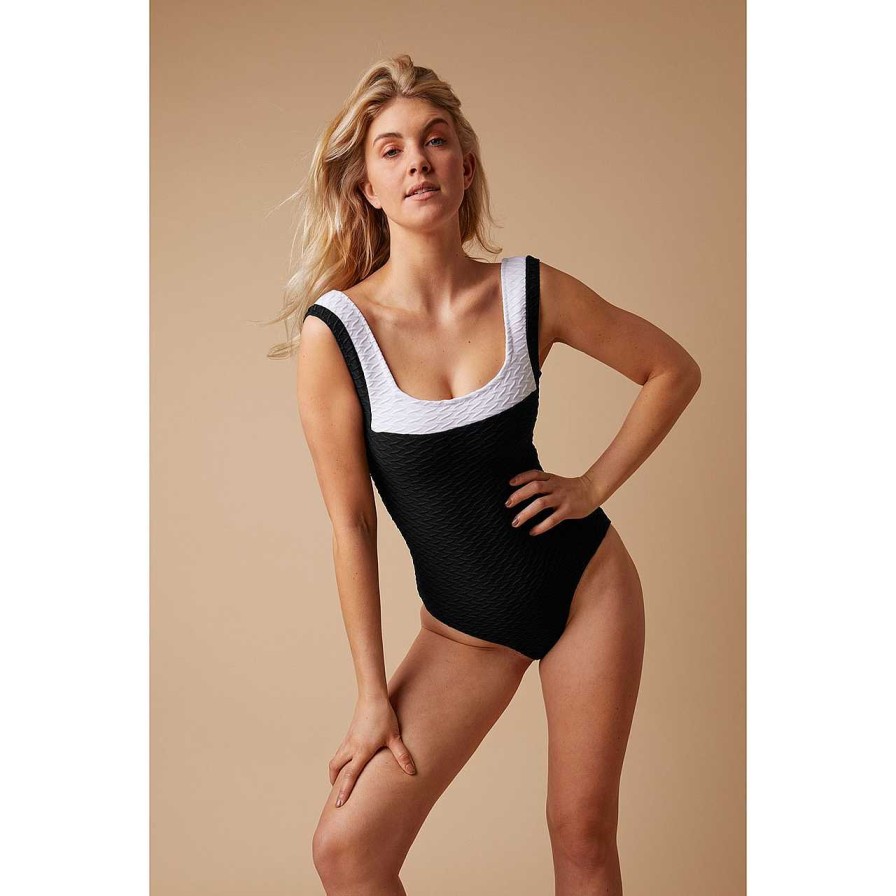 Clothing Paula | Swordfish Swimdress Black