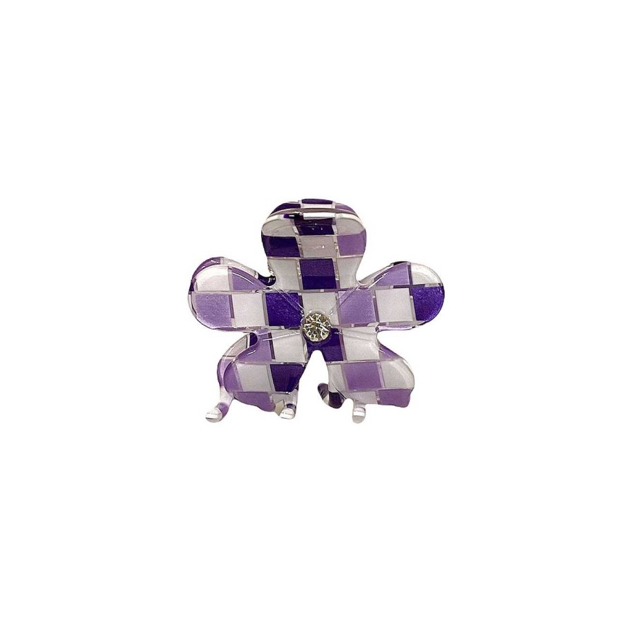 Accessories J'adore | Lola Fleur Hair Clip Violet