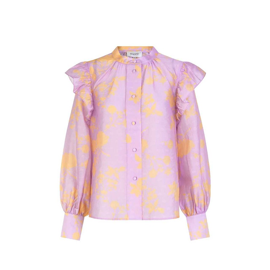 Clothing Second Female | Lyna Blouse Orchid Bloom