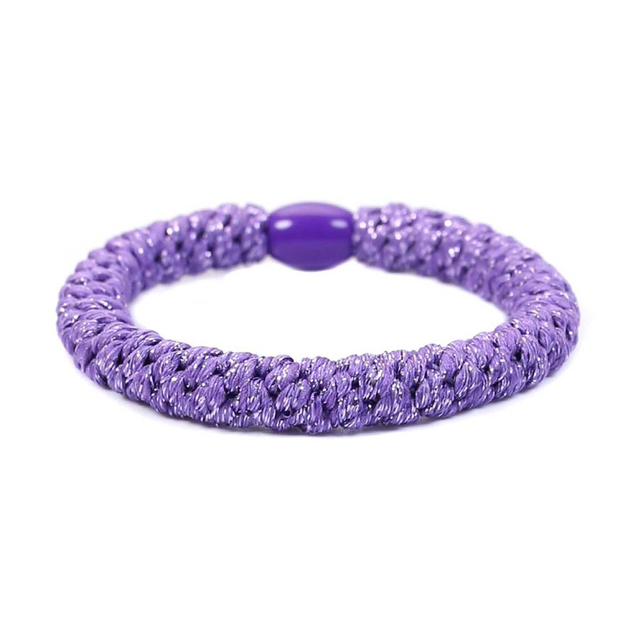 Accessories Voila | Glitter Purple Hair Tie