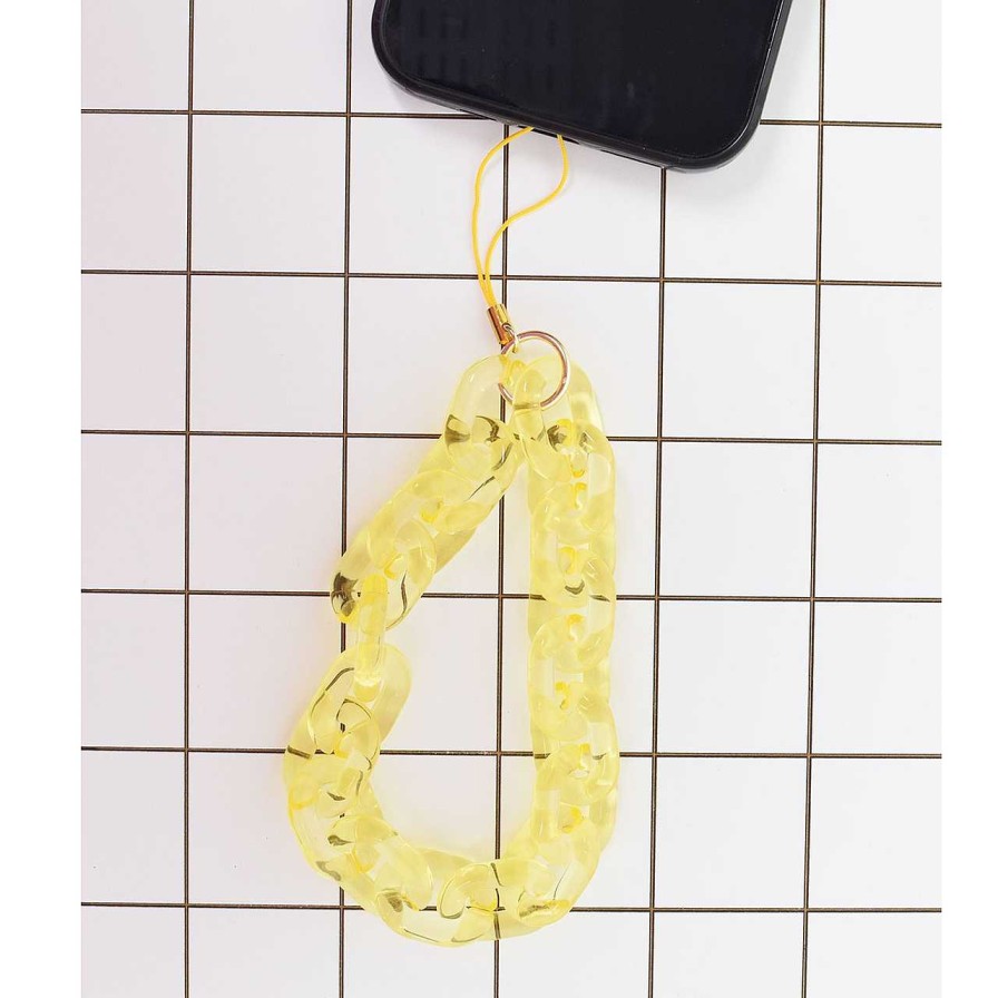 Accessories La Garçonne Accessoires | Heda Cell Phone Chain Lemon