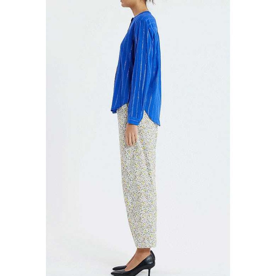 Clothing Lolly's Laundry | Lux Blouse Blue