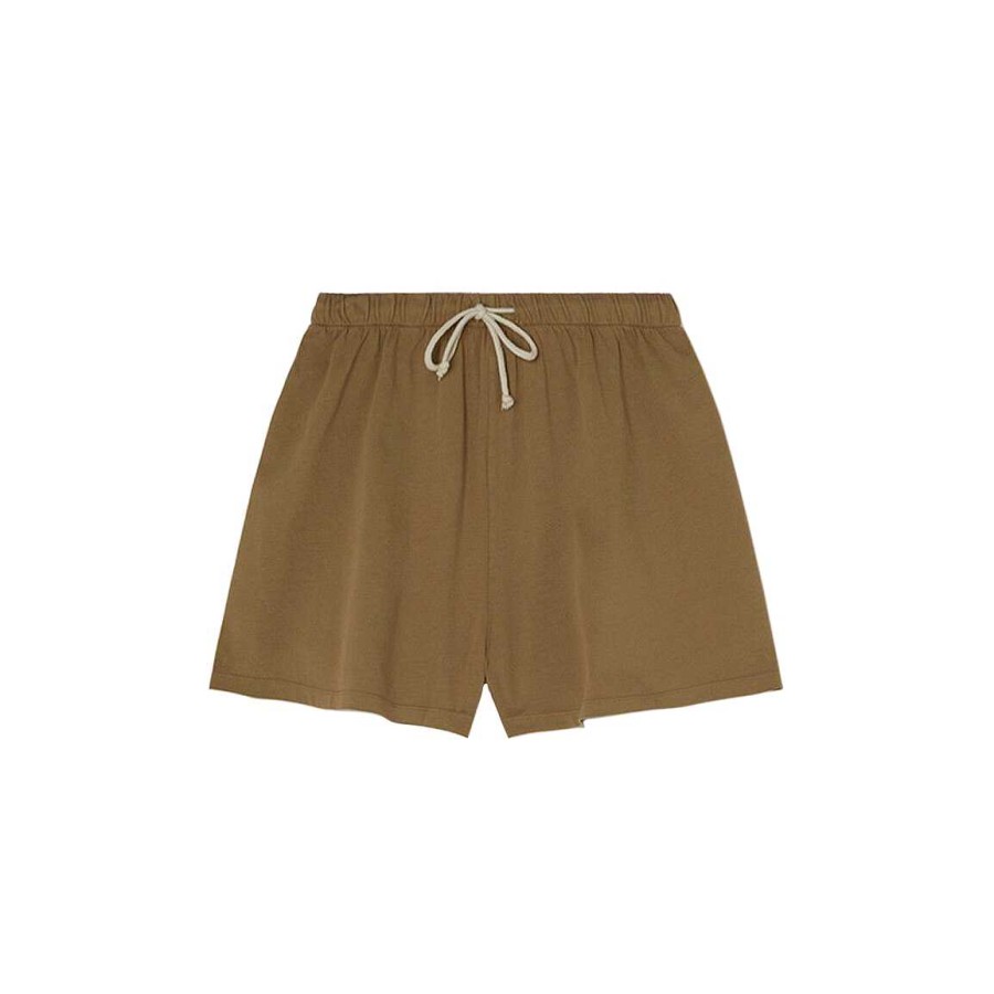 Clothing American Vintage | Fizvalley Shorts Vintage Peanut