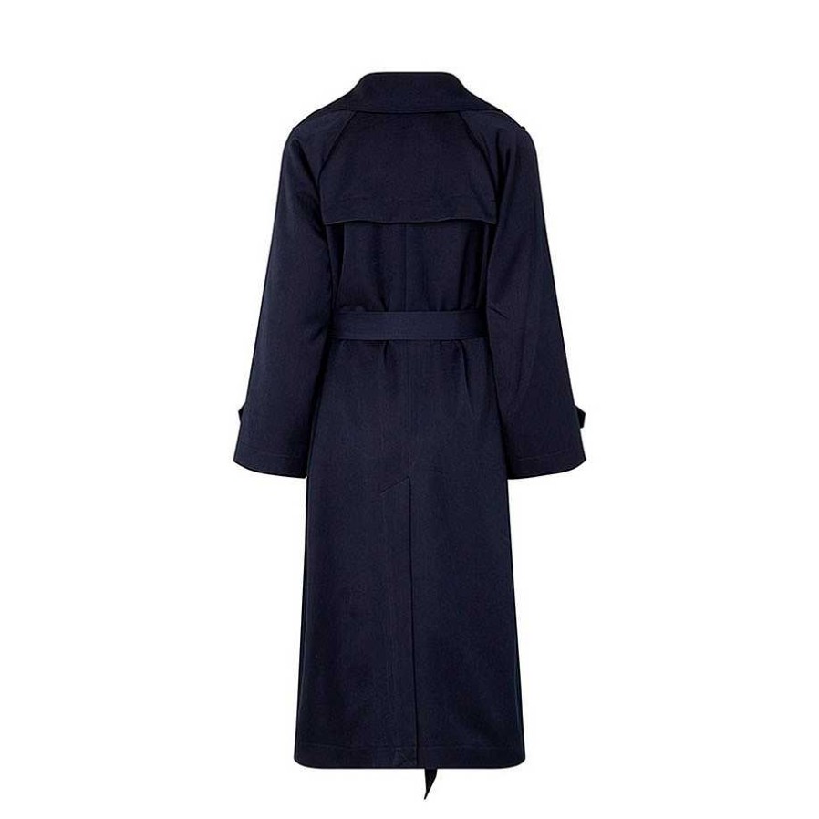 Clothing mbyM | Lamia Trench Coat Coat Night Sky