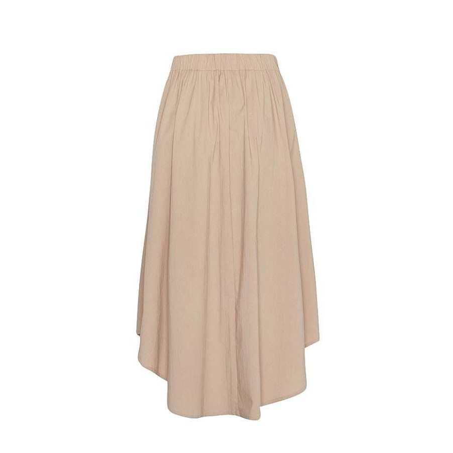 Clothing MSCH Copenhagen | Omaya Lana Midi Skirt Sand