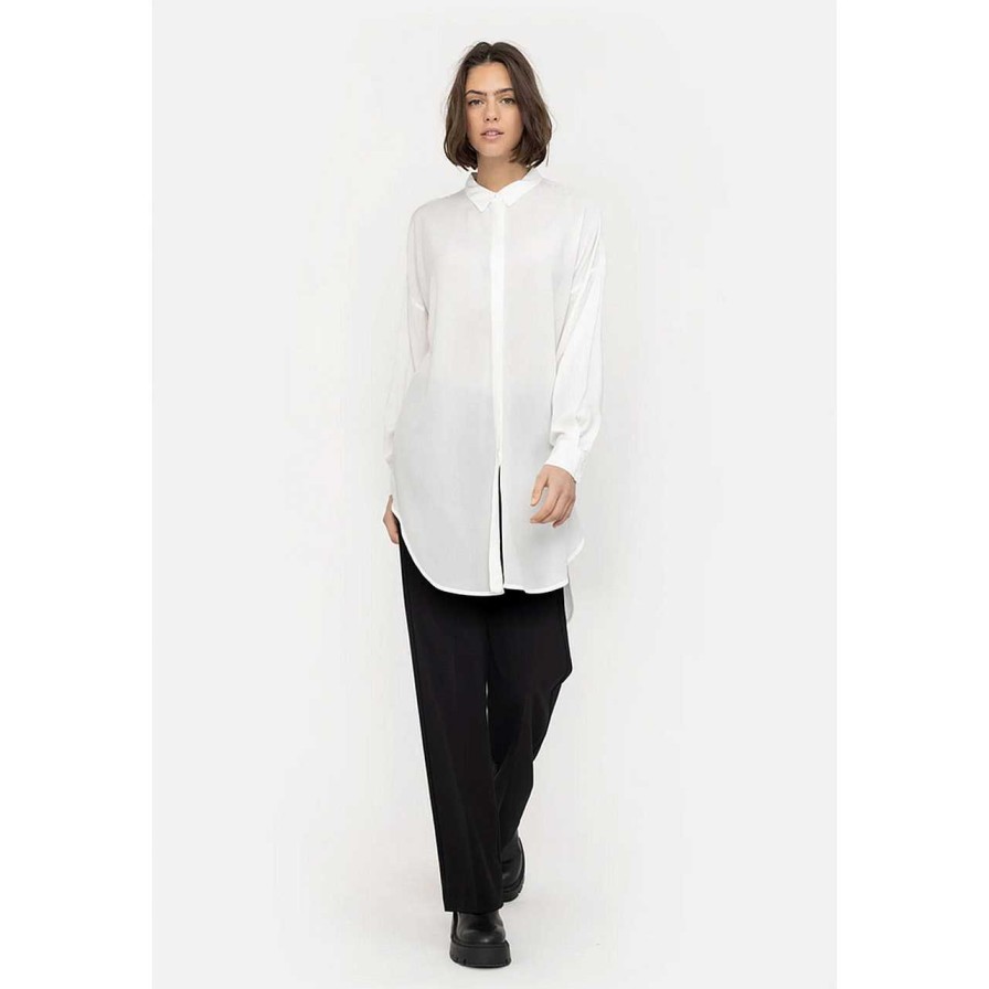 Clothing Soft Rebels | Freedom Long Shirt Snow White