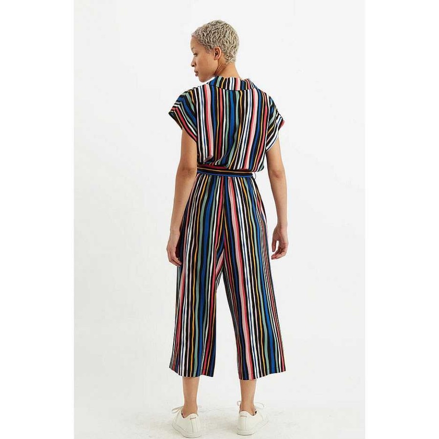 Clothing Louche | Mafalda San Jose Overall Stripe Black