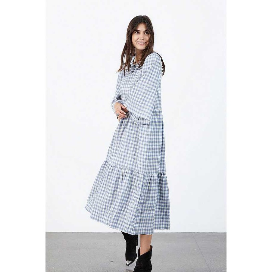 Clothing Lolly's Laundry | Sonya Dress Dusty Blue