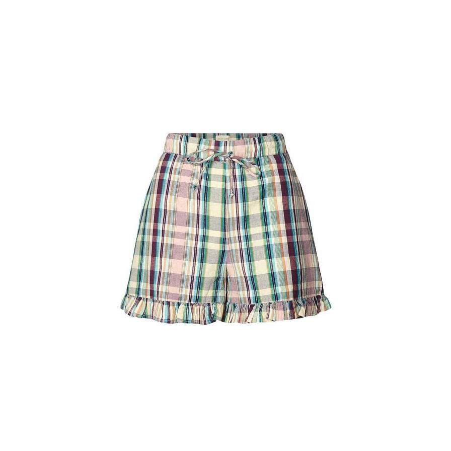 Clothing Lolly's Laundry | Ida Shorts Check Print Green Pink