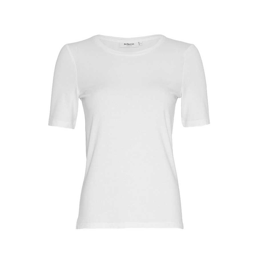 Clothing MSCH Copenhagen | Olivie T-Shirt White