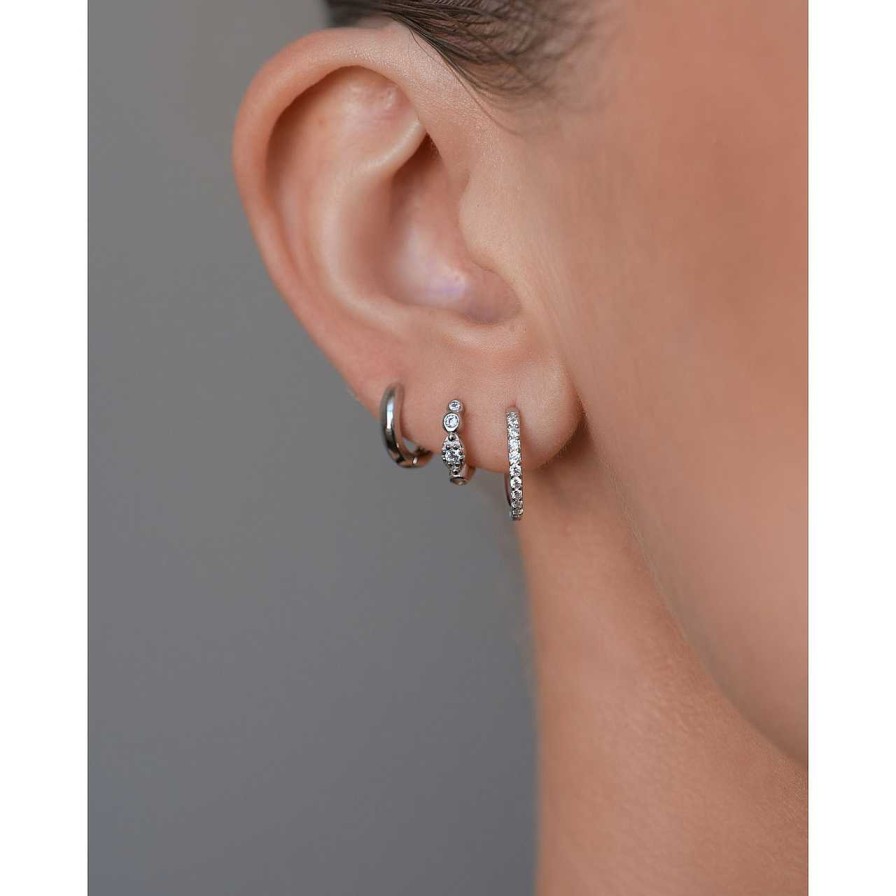 Accessories Philippa Studios | Classic Hoops Small Earrings Silver