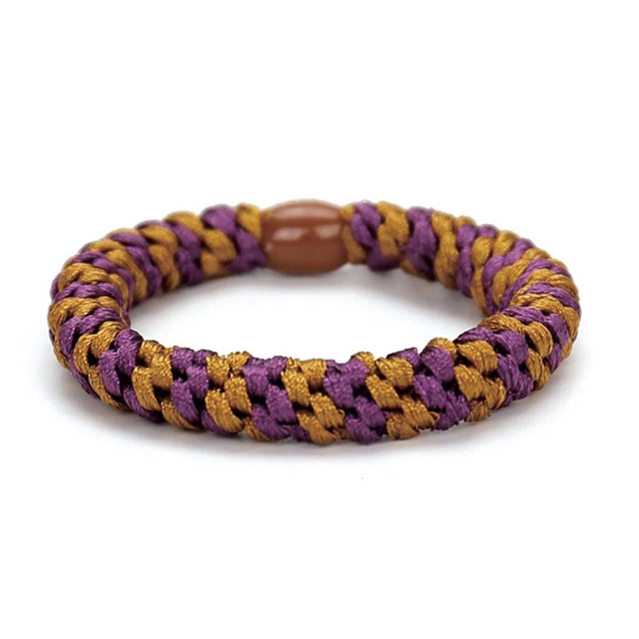 Accessories Voila | Hair Tie Multi Violet Wood