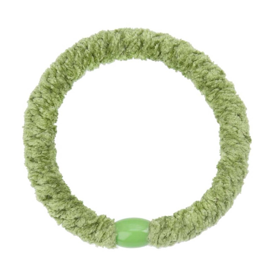 Accessories Voila | Hair Tie Velvet Light Green