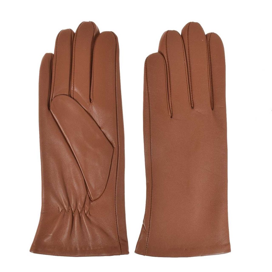 Accessories La Garçonne Accessoires | Momo Gloves Mid Brown