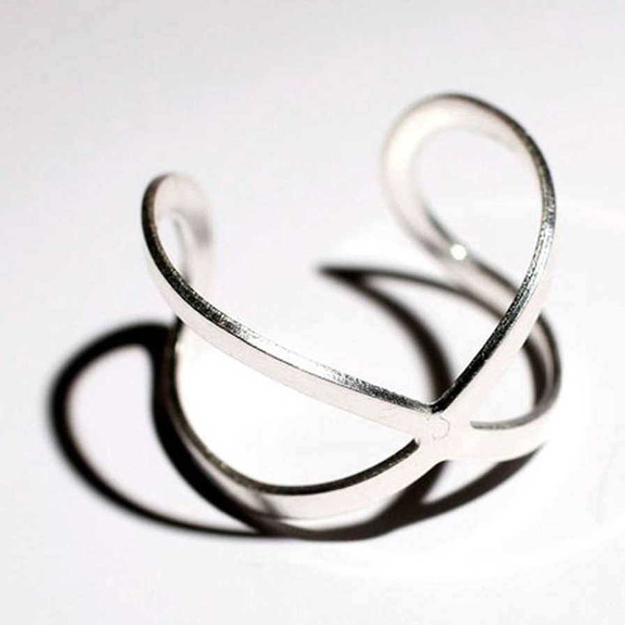 Accessories Atelier Coquet | Cross Ring Silver