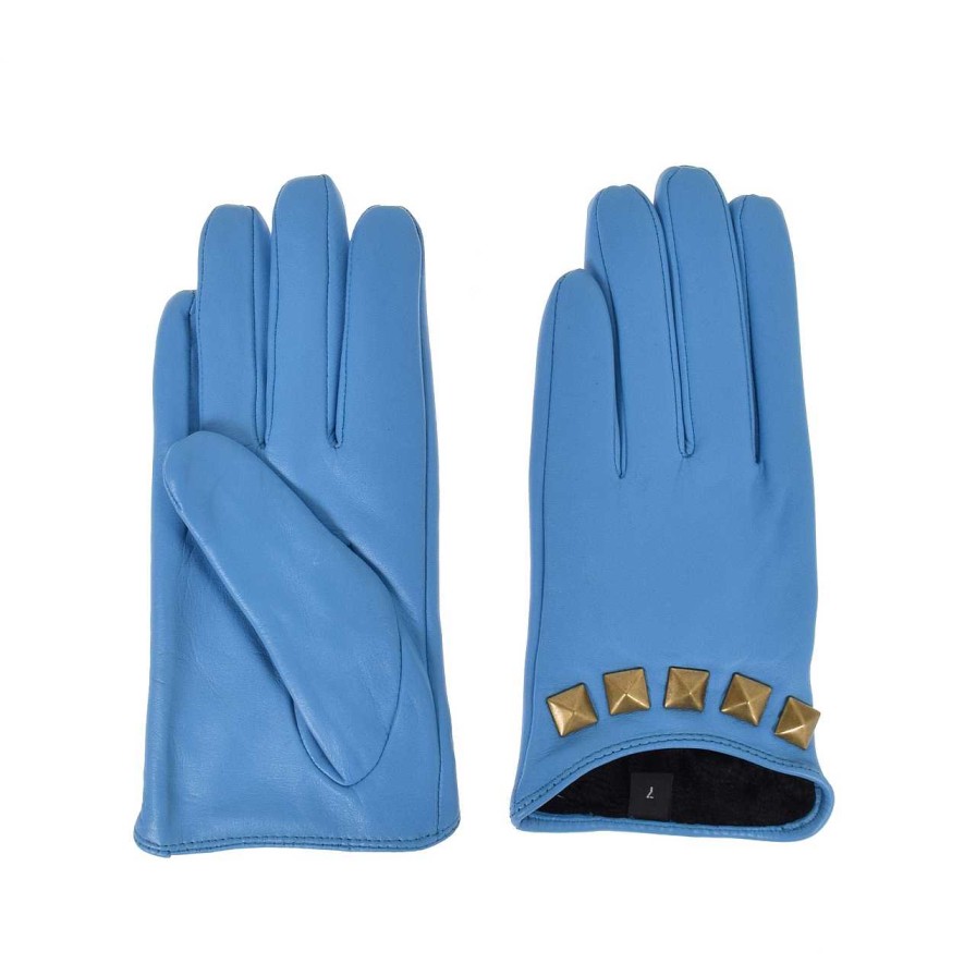 Accessories La Garçonne Accessoires | Jacky Gloves Sky Blue