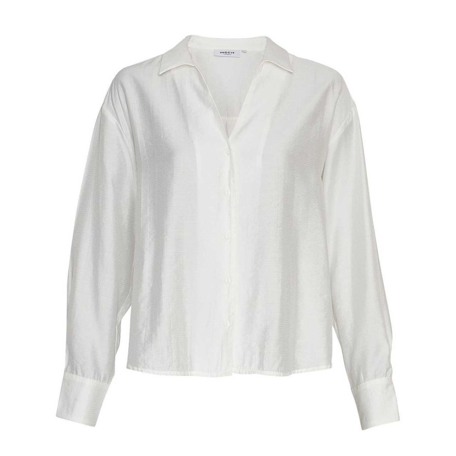 Clothing MSCH Copenhagen | Semele Blouse Egret