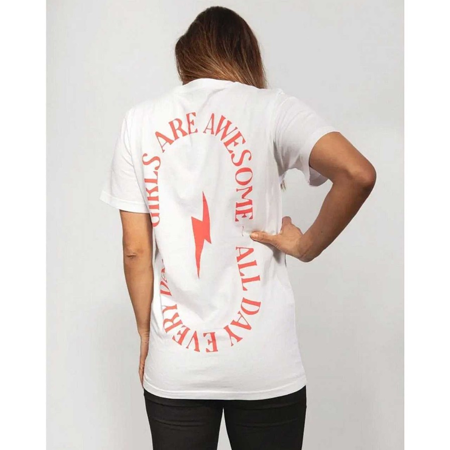 Clothing Girls are awesome | All Day T-Shirt White