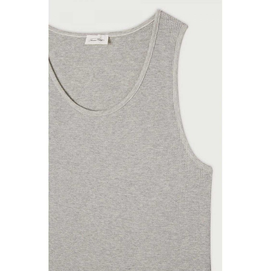 Clothing American Vintage | Pumbo Top Heather Grey