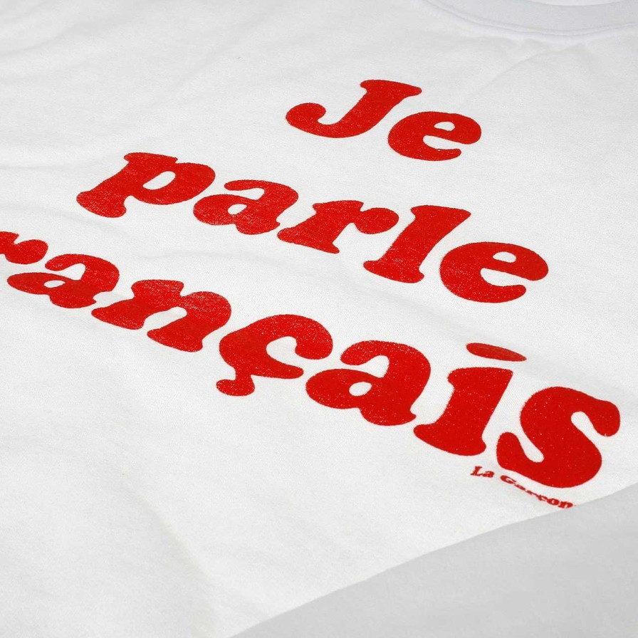 Clothing La Garçonne Vetements | Je Parle Francais Sweater White