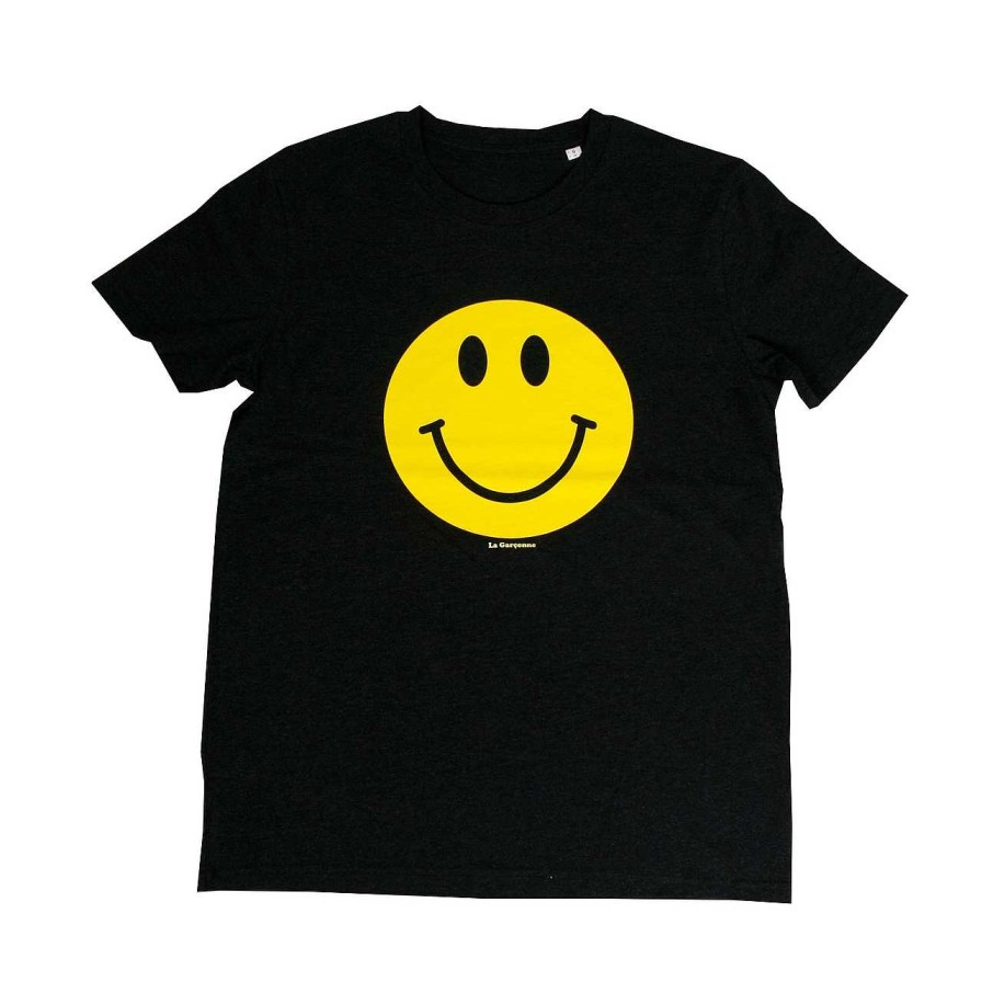 Clothing La Garçonne Vetements | Happy Day T-Shirt Anthracite