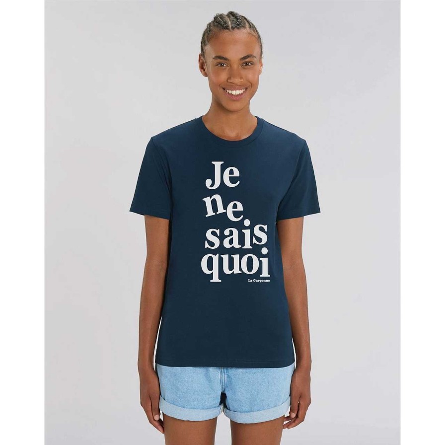 Clothing La Garçonne Vetements | Je Ne Sais Quoi T-Shirt Navy