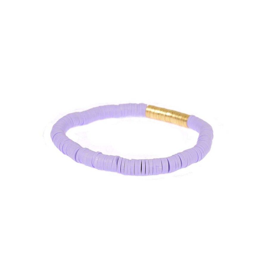 Accessories La Garçonne Bijoux | Charmaine Bracelet Violet