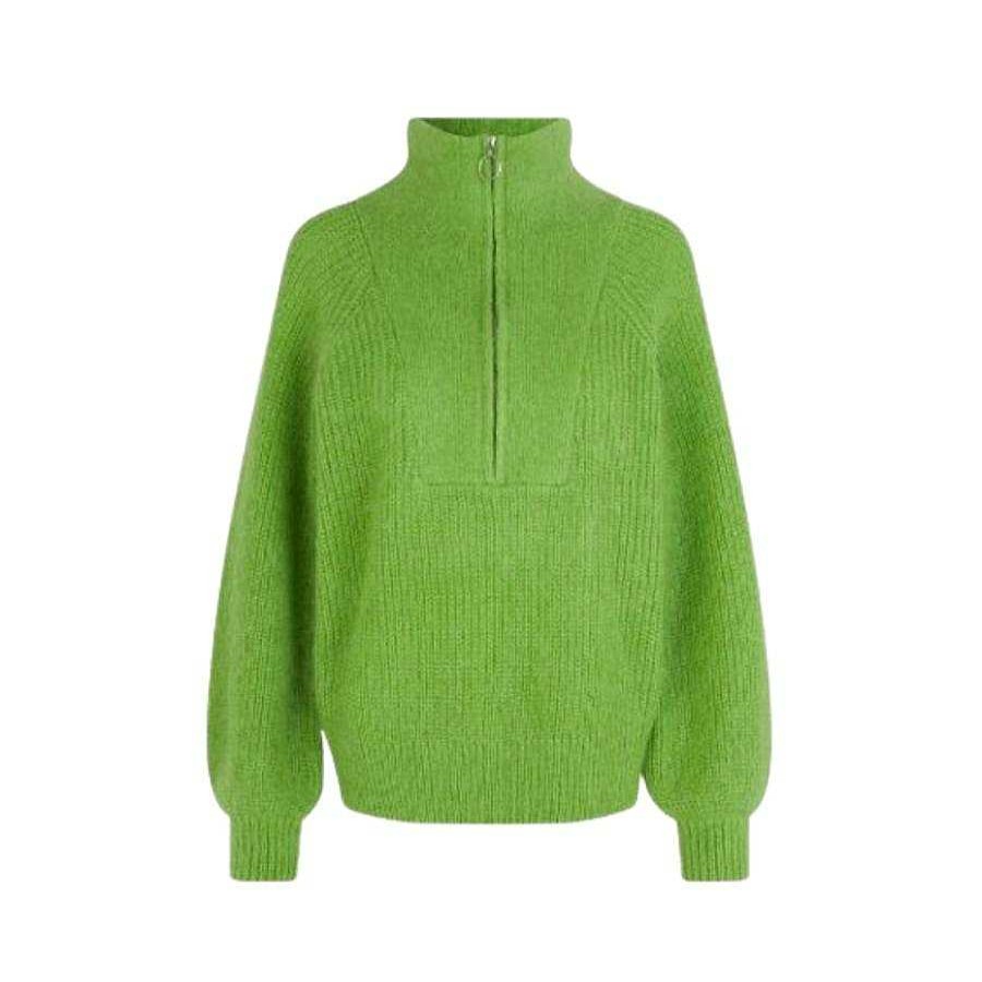 Clothing mbyM | Yoza-M Knitted Sweater Cabria Kiwi Green