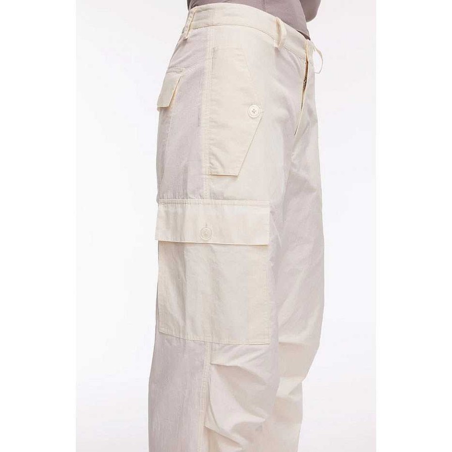 Clothing Oval Square | Work Trousers Gardenia